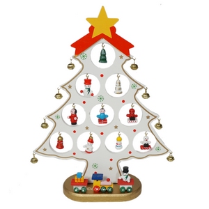 Weihnachtsbaum Holz weiss 3001